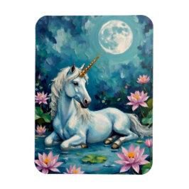 Unicorn Mystic Garden Magnet