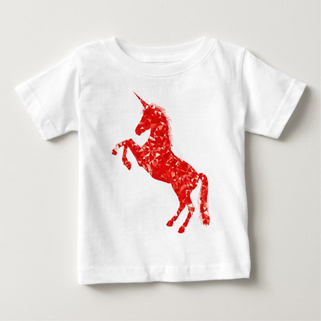 Unicorn Mythische Kreaturenmärchen Baby T-shirt (Vorderseite)
