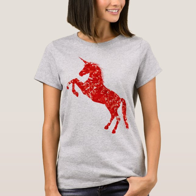 Unicorn Mythische Kreaturenmärchen T-Shirt (Vorderseite)