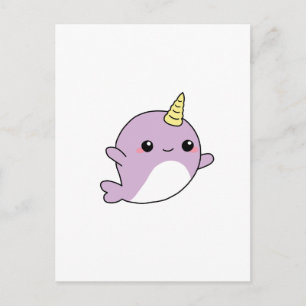 UNICORN NARWHAL Shirts, Zubehör, Geschenke Postkarte