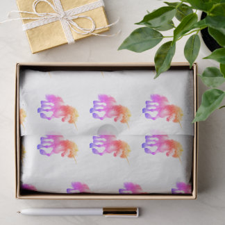 Unicorn Neon Wrapping Paper Flat Sheet Set of 3 Seidenpapier