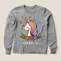 Unicorn Niedlich Whimsical Girly Personalisiert Na
