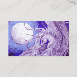 Unicorn niedlicher pegacorn Pegasus-Pferdeponymond Visitenkarte