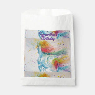Unicorn Niedliches Regenbogentier Tiersack Gastges Geschenktütchen