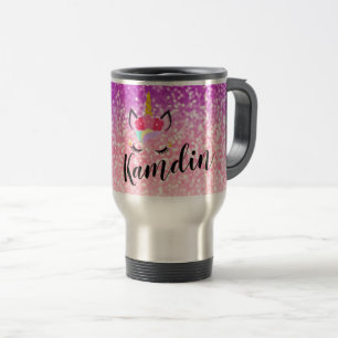 Unicorn Ombre personnalisée 15 onces de tasse de c