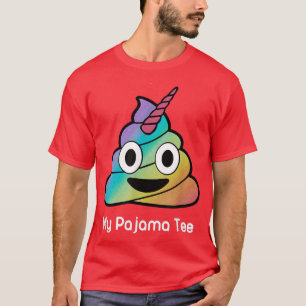 Unicorn Pajama Niedlich Colors Funny Pj T T-Shirt