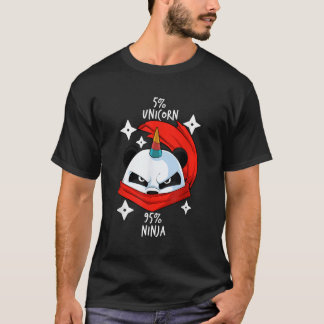 Unicorn Panda Familienbär T-Shirt