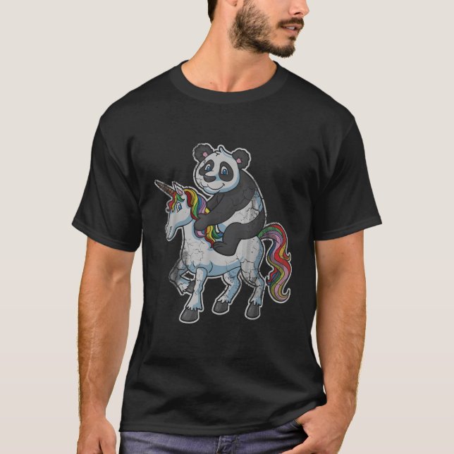 Unicorn Panda T-Shirt (Vorderseite)