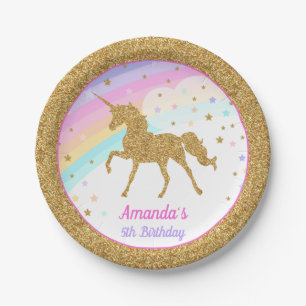 Unicorn-PapierTeller Pappteller