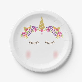 Unicorn-PapierTeller Pappteller