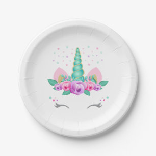 Unicorn-PapierTeller, Unicorn-Party-Teller Pappteller