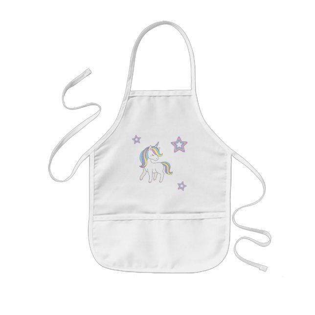 Unicorn Party Collection! Kinderschürze (Vorne)