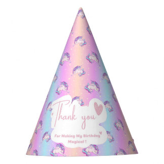 Unicorn Party Hat Partyhütchen