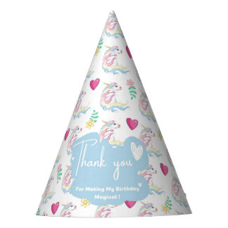 Unicorn Party Hat Partyhütchen