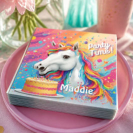 Unicorn Party Napkins Serviette