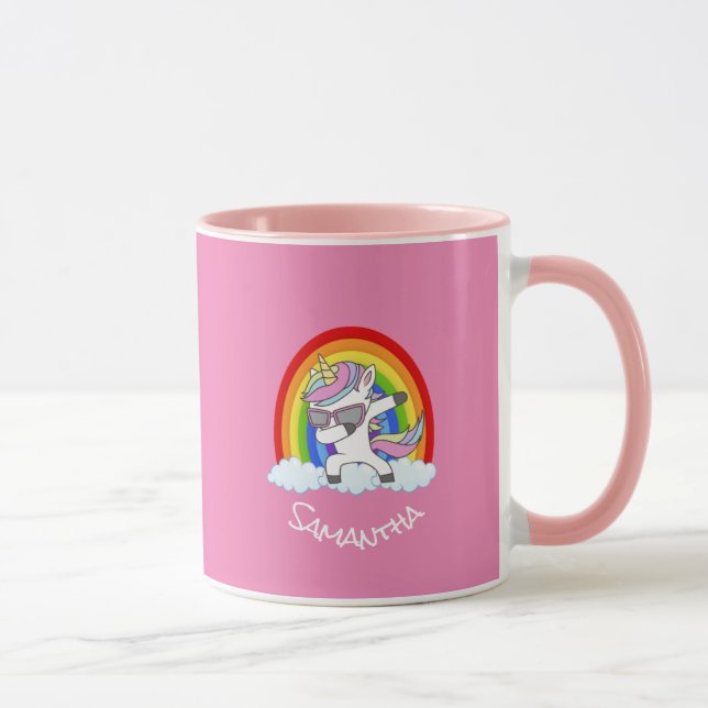 Unicorn Party Rosa Tasse (Rechts)