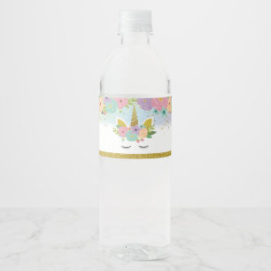 Unicorn-Party-Wasser-Flaschen-Aufkleber