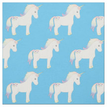 Unicorn Pastel Rainbow Blue