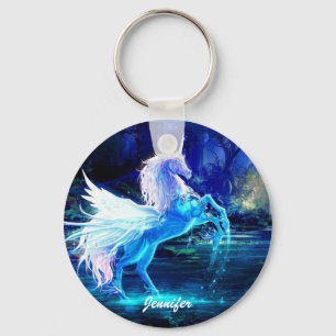 Unicorn-Pegasus-Schlüsselanhänger addieren IHREN Schlüsselanhänger