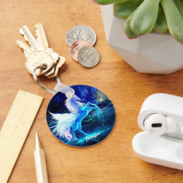 Unicorn Pegasus Schlüsselanhänger Fügen Sie Ihren