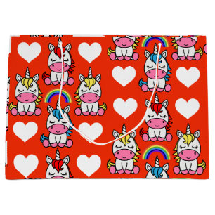 Unicorn Pony Birthday Große Geschenktüte