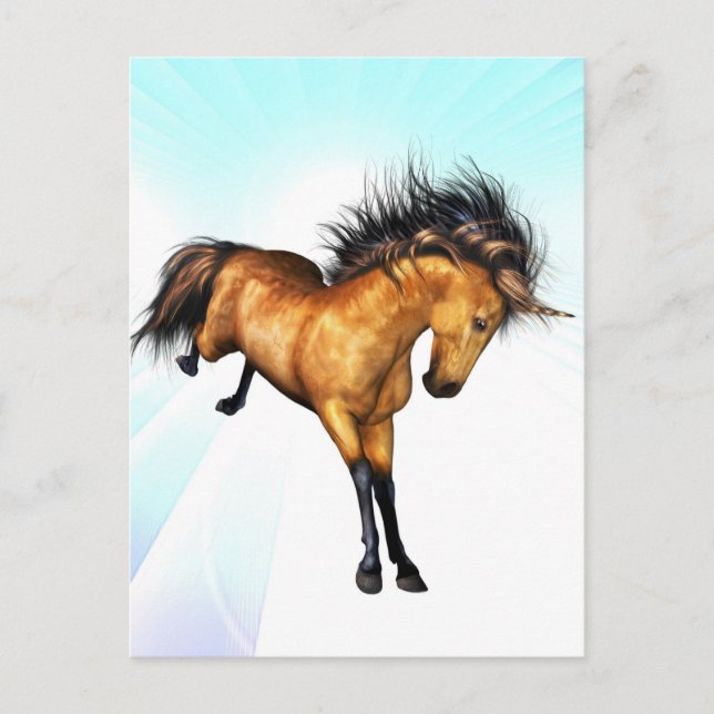 Unicorn-Postkarte kaufen Postkarte (Vorderseite)