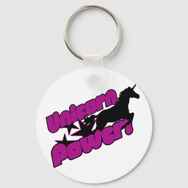 Unicorn-Power Schlüsselanhänger (Vorderseite)