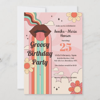 Unicorn Prank Geburtstag Teil 2, Groovy Party Feiertagskarte