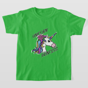 Unicorn Princess Design - T-shirt de base pour fil