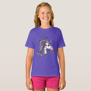 Unicorn Princess Design - T-shirt de base pour fil