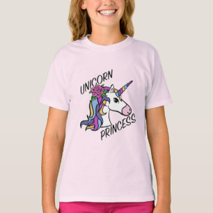 Unicorn Princess Design - T-shirt de base pour fil