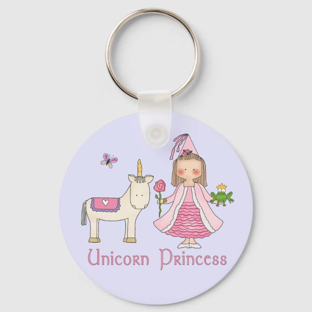Unicorn Princess Schlüsselanhänger (Vorderseite)