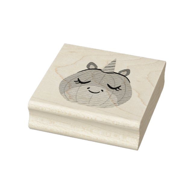 Unicorn Pumpkin Gummistempel (Stempel)