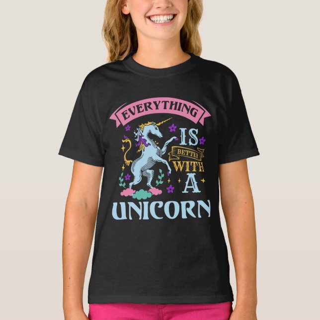 Unicorn Quotes Shirt Gift (Vorderseite)