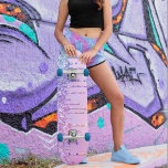 Unicorn Rainbow Glitzer Skateboard<br><div class="desc">Girly Skateboard mit einzigartigen Regenbogenfarben von Imitaten Glitzer tropfen vor einem rosa Hintergrund.</div>