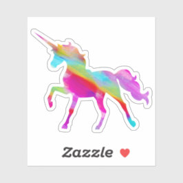 Unicorn Rainbow-Grafik Aufkleber