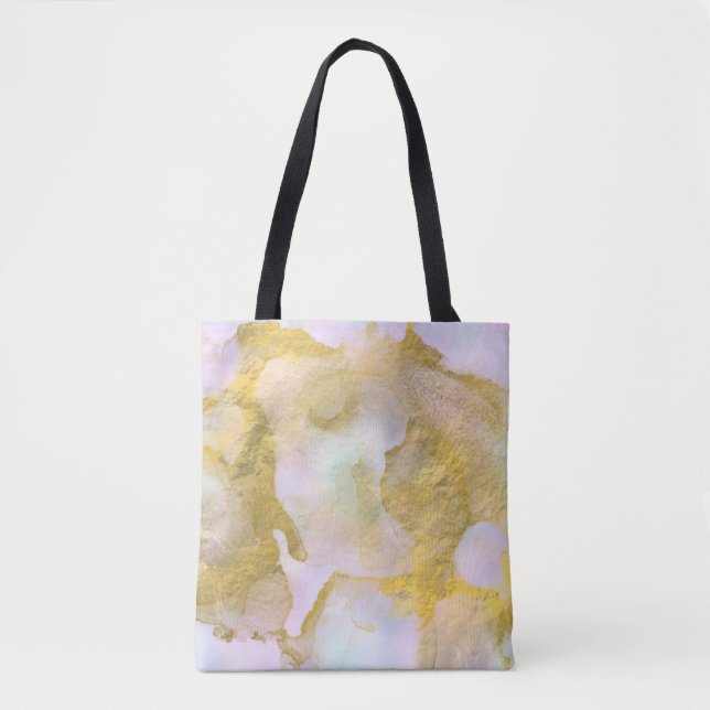 *~* Unicorn Rainbow Holograghic Pastel Gold AP1  Tasche (Vorderseite)