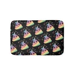 Unicorn Rainbow Kackend Emoji Badematte