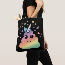 Unicorn Rainbow Kackend Emoji Kawaii Tasche