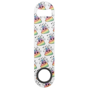Unicorn Rainbow Kackend Emoji Speed Flaschenöffner
