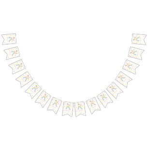 Unicorn Rainbow Magic Eins Geburtstag Wimpelkette