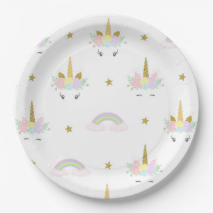 Unicorn Rainbow Paper-Teller Pappteller