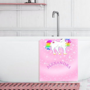 Unicorn Rainbow Stars Magique rose mignon Customis