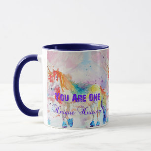 Unicorn Rainbow Tasse