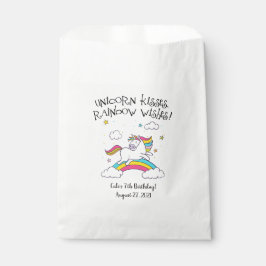 Unicorn Rainbow White Gevor Bag Geschenktütchen