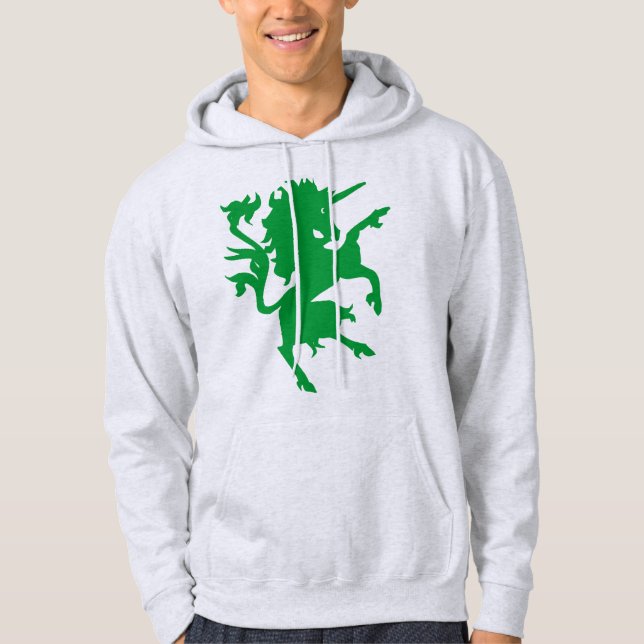 Unicorn Rampant Hoodie (Vorderseite)