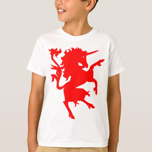 Unicorn Rampant T-Shirt (Vorderseite)