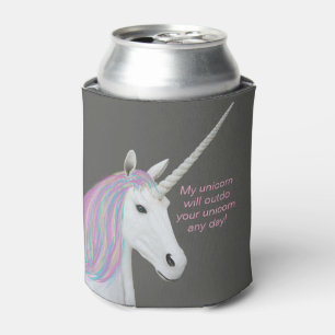 Unicorn-Regenbogen-Gewohnheit kann cooler Dosenkühler