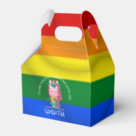 Unicorn Regenbogen Vielen Dank für Ihr Interesse B Geschenkschachtel