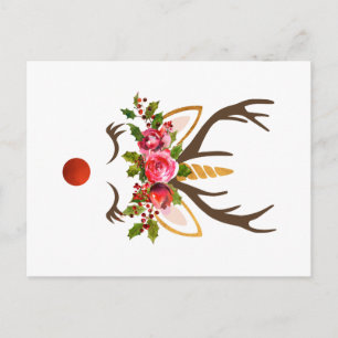 Unicorn Reindeer Antler / Weihnachten Blume
